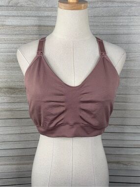 KINDRED BRAVERLY Pumping & Nursing Sports Bra Twilight-XL